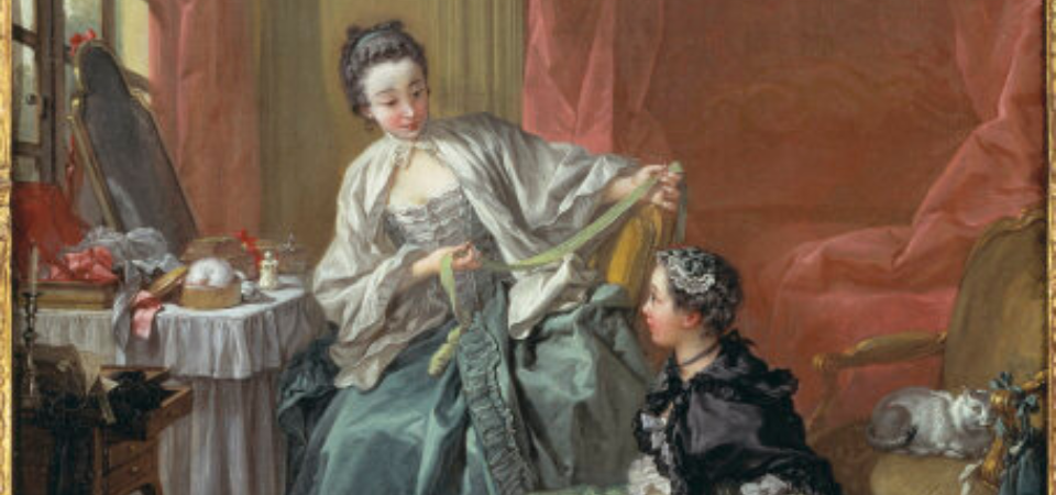 schilderij The Milliner