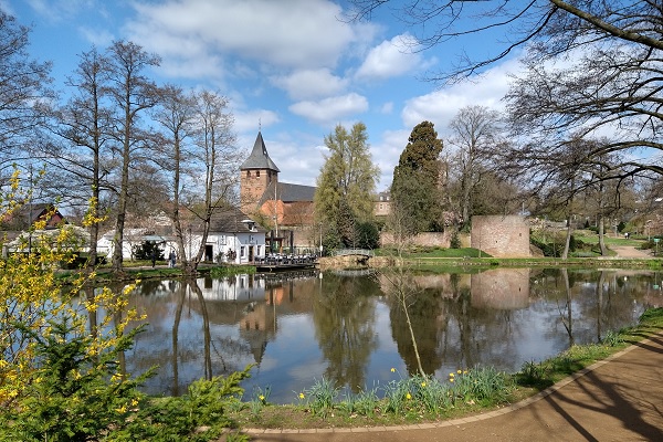 Wassenberg with the castle in the background